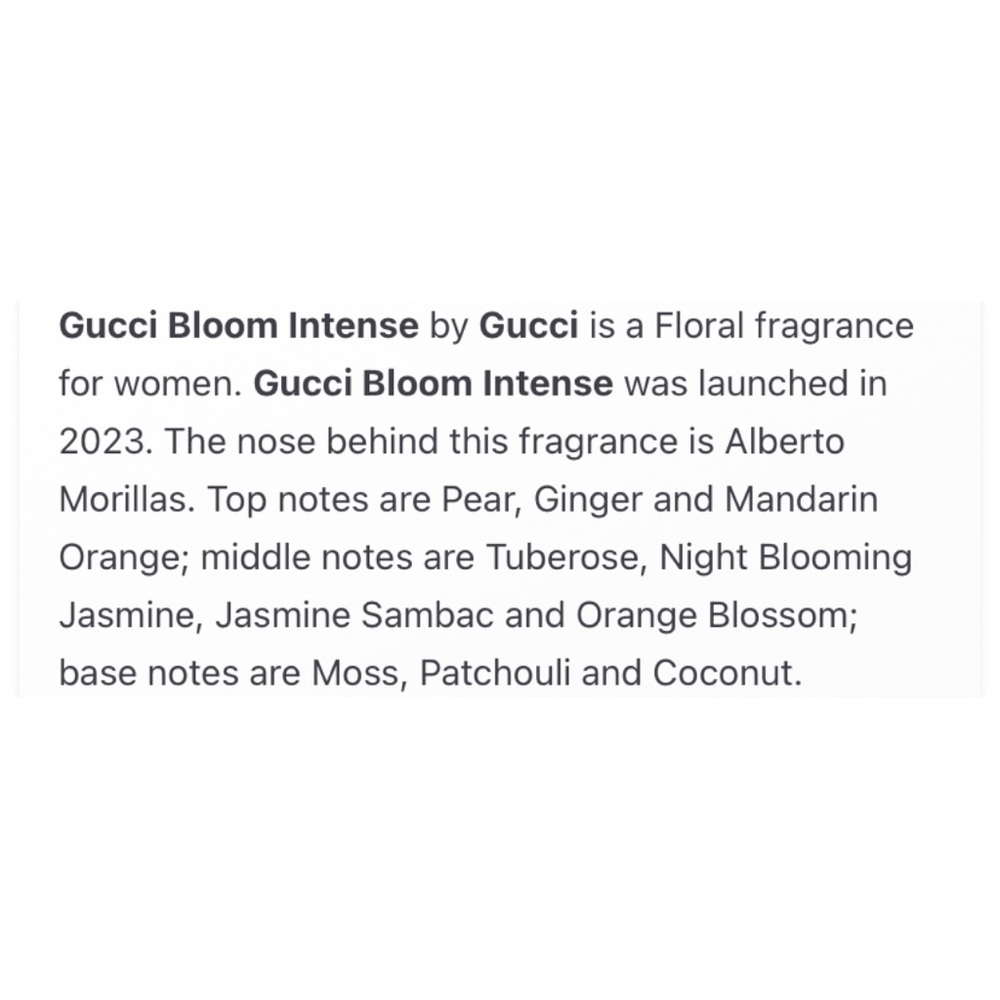 GUCCI Bloom Eau de Parfum Intense - .33 fl oz NIB - Picture 6 of 7